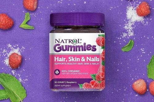 Kẹo dẻo Natrol Gummies Hair, Skin and Nails giá bao nhiêu-1