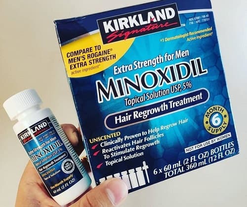 Review thuốc mọc tóc Minoxidil 5% Kirkland của Mỹ-2