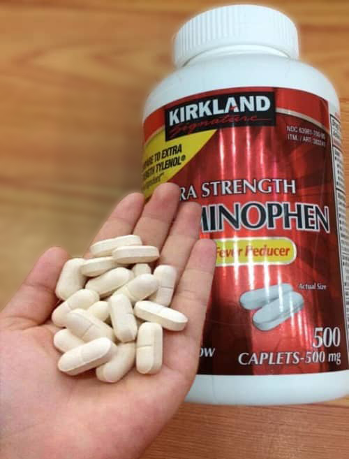 Kirkland Extra Strength Acetaminophen là thuốc gì-5