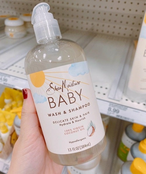 Tắm gội Shea Moisture Baby Wash And Shampoo review-4