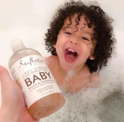 Tắm gội Shea Moisture Baby Wash And Shampoo review-7