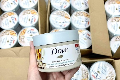Tẩy tế bào chết body Dove thật giả cách phân biệt?-1