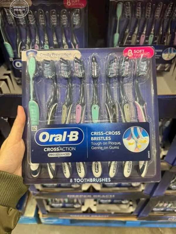 Bàn chải đánh răng Oral-B Cross Action Advanced Mỹ giá bao nhiêu tại đại lý cấp 1? – Tổng quan nhanh