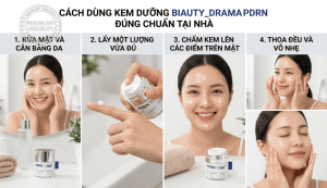 Cách dùng Kem dưỡng Beautydrama PDRN đúng chuẩn tại nhà